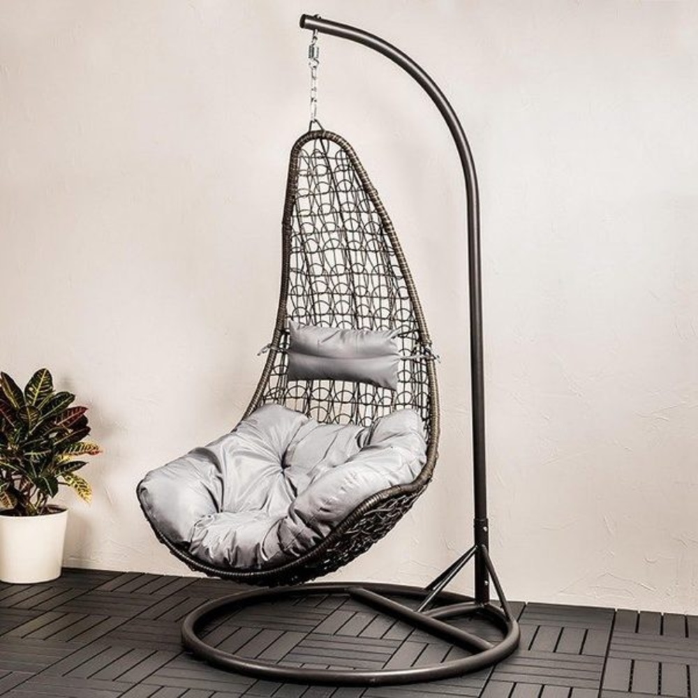 SWING CHAIR STAND CUSHIONS AND BASKET BRAND NEW I - Picture 3 of 3